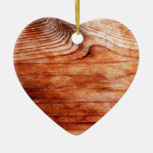 Holzkörntextur Keramik Ornament