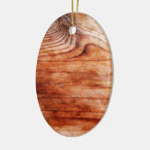 Holzkörntextur Keramikornament (Links)