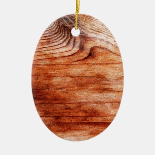 Holzkörntextur Keramikornament (Vorne)