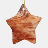 Holzkörntextur Keramikornament (Links)