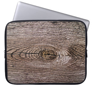 Holzkörntextur Laptopschutzhülle
