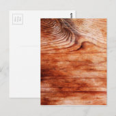 Holzkörntextur Postkarte (Vorne/Hinten)
