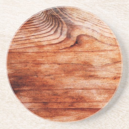 Holzkörntextur Sandstein Untersetzer (Vorne)