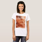 Holzkörntextur T-Shirt (Vorne ganz)