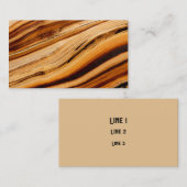 Holzkörntextur Visitenkarte (Vorne/Hinten)