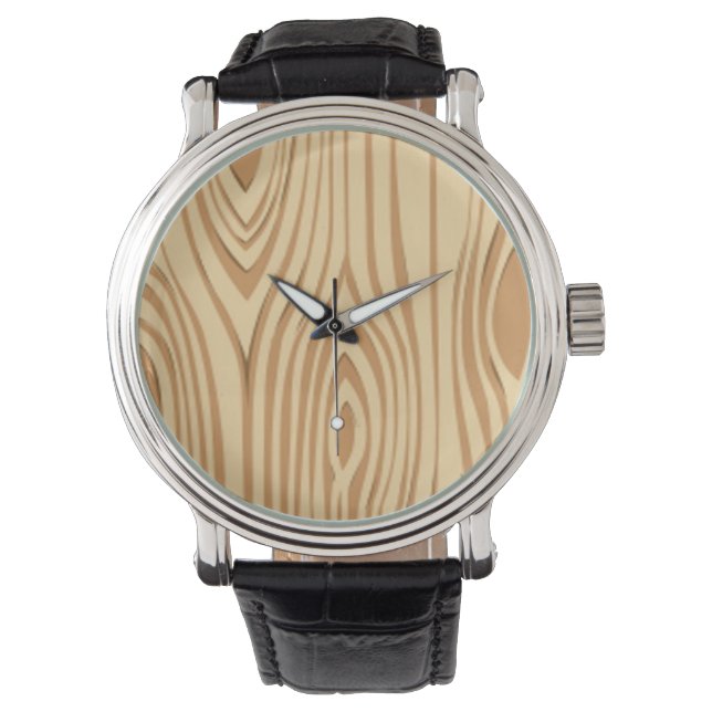 HOLZKÖRPER ARMBANDUHR (Vorderseite)