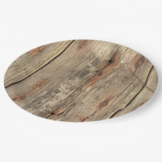 HOLZKÖRPER FOTO PAPIERTELLER (Schrägansicht)