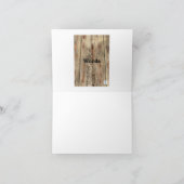 HOLZKÖRPER FOTO YUKON DANK IHRER KARTE (Innenseite)