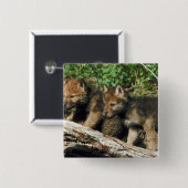 Holzkotelett Button (Vorne & Hinten)