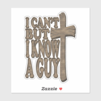 Holzkreuz Christi 3d Christliches Design Aufkleber