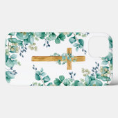 Holzkreuz mit Eukalyptus iPhone-Gehäuse Case-Mate iPhone Hülle (Rückseite (Horizontal))
