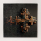 Holzkreuz Puzzle (Horizontal)