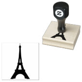 Holzkunst-Briefmarke/Eiffelturm Gummistempel (Stempel)
