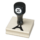 Holzkunst-Briefmarke/Eiffelturm Gummistempel (Stempel)