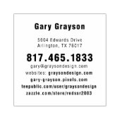 Holzkunst-Briefmarke GGCS Gummistempel (Prägung)