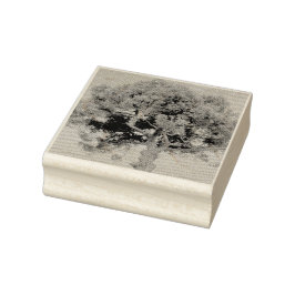 HOLZKUNST BRIEFMARKE KUNST UND DESIGN STIL GUMMISTEMPEL