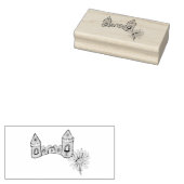 HOLZKUNST BRIEFMARKE KUNST UND DESIGN STIL GUMMISTEMPEL (Stempel)