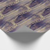 Holzkunst Geschenkpapier (Ecke)