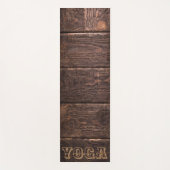 Holzkunst Yogamatte (Vorderseite)