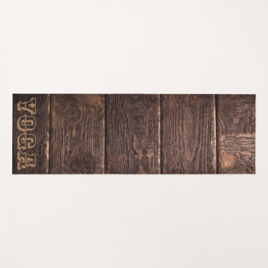 Holzkunst Yogamatte (Vorderseite (Horizontal))