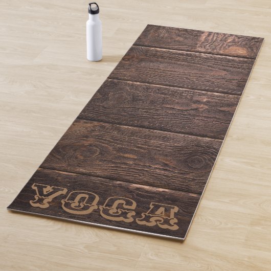 Holzkunst Yogamatte (Beispiel)