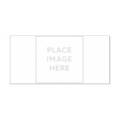 Holzkunstkautschuk Briefmarke 1,5" x 3" Gummistempel (Prägung)