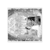 HolzkunststststempelHandgefertigte Briefmarke der Gummistempel (Prägung)