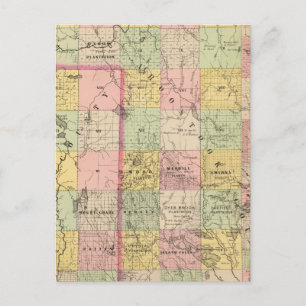 Holzland 4 Atlas-Karte Postkarte