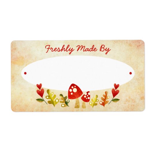Holzland Custom Kitchen Labels (Vorne)
