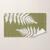Holzland Fern Leaf - Farben für den eigenen Hinter Badhandtuch Set (Handtuch)