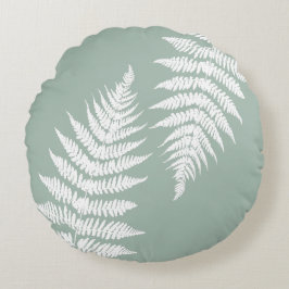 Holzland Fern Leaf - Farben für den eigenen Hinter Rundes Kissen