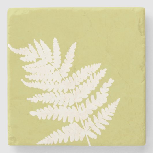 Holzland Fern Leaf - Farben für den eigenen Hinter Steinuntersetzer (Vorderseite)