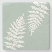 Holzland Fern Leaf - Farben für den eigenen Hinter Steinuntersetzer (Vorderseite)