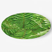 Holzland Ferns Paper Plate Pappteller (Schrägansicht)