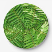 Holzland Ferns Paper Plate Pappteller (Vorderseite)