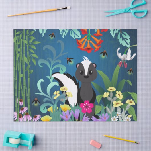 Holzland Skunk Tissue Paper Seidenpapier (Basteln)