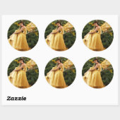 Holzlandheber Runder Aufkleber (Blatt)