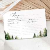 Holzlandkarte mit minimalistischem Brautparty Einladung