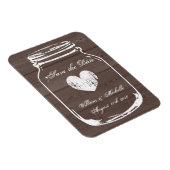 Holzländungs-Chill-Glas Speichern Sie den Datums-M Magnet (Rechte Seite)