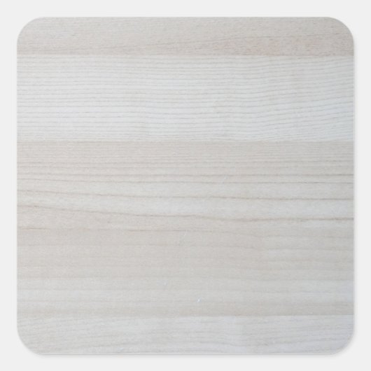 Holzledervorlage Trendy Elegant Design Nature Quadratischer Aufkleber (Vorderseite)