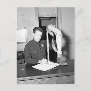 Holzleg gebucht, Los Angeles, 1951 Vintag Postkarte