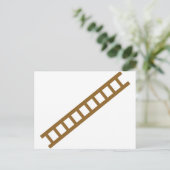 Holzleiter Postkarte (Stehend Vorderseite)