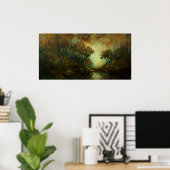 Holzleuchte Poster (Heimbüro)