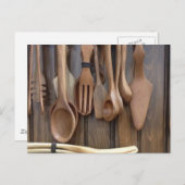 Holzlöffel Postkarte (Vorne/Hinten)