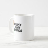 Holzlöffel Survivor Funny Nostalgie Kaffeetasse (Vorderseite Links)