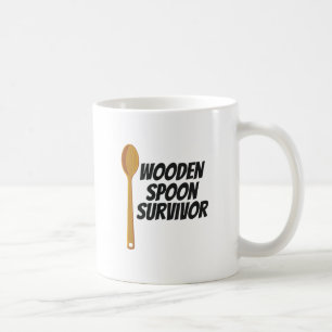 Holzlöffel Survivor Funny Nostalgie Kaffeetasse