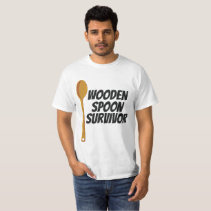 Holzlöffel Survivor Funny Nostalgie T-Shirt