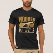 Holzlöffel Survivor - Küche T-Shirt (Vorderseite)