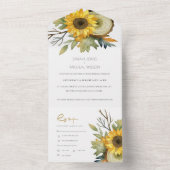 HOLZLOG-BLUMENFLUSSBREITE VON AUTUMN ALL IN ONE EINLADUNG (Innen Boden)