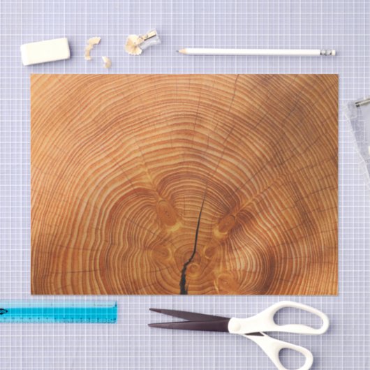 HOLZLOG CUT SEIDENPAPIER (Handwerk)